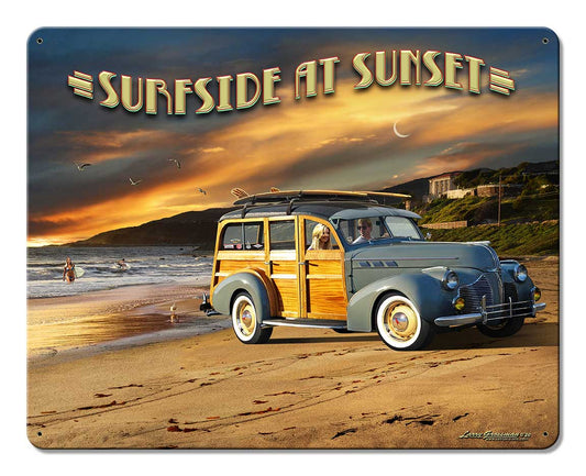 Surfside At Sunset 15x12
