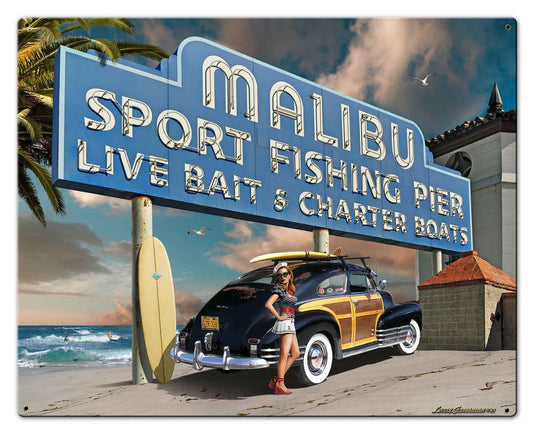 Malibu Pier 30 x 24