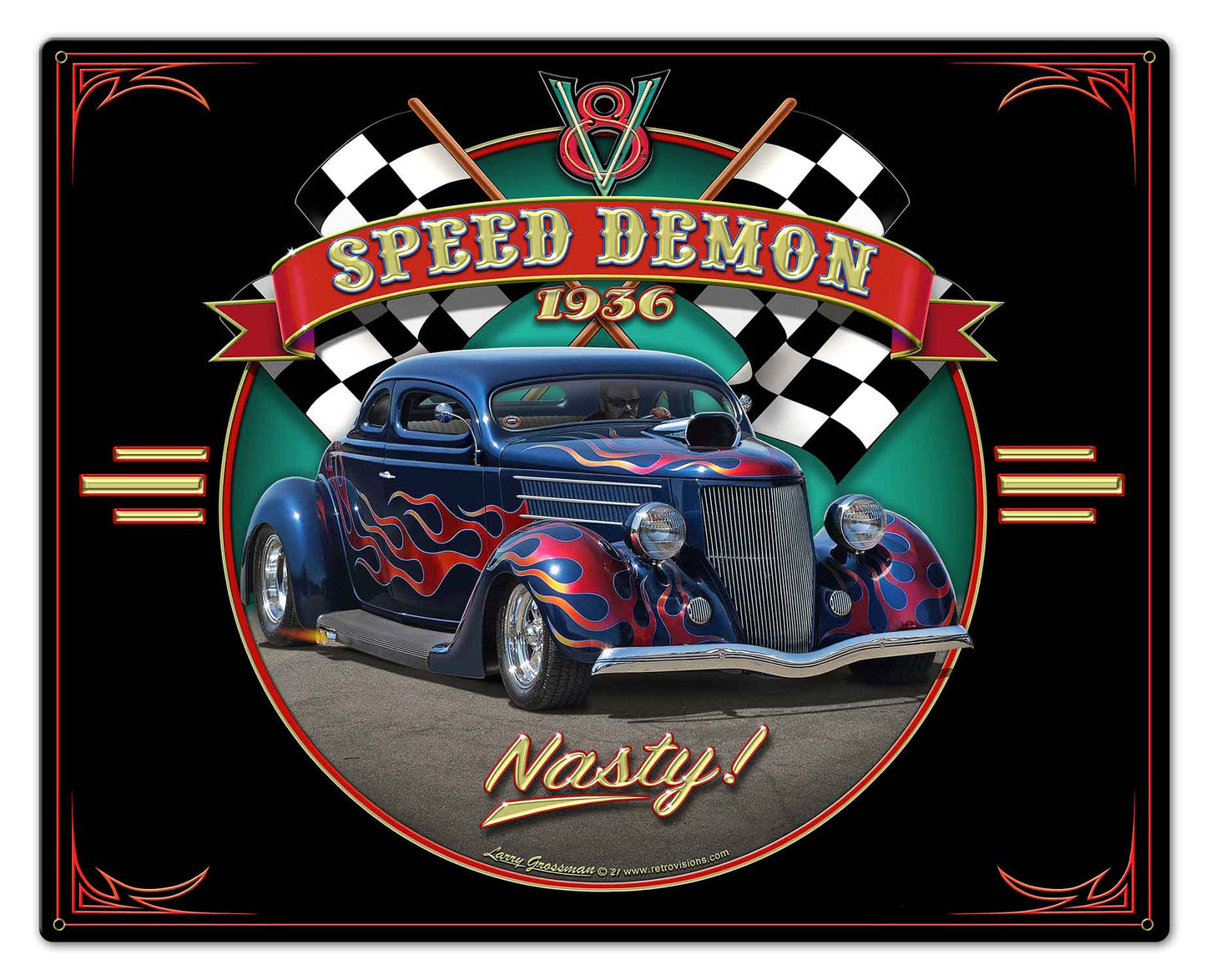 1936 Blown Coupe 30 x 24