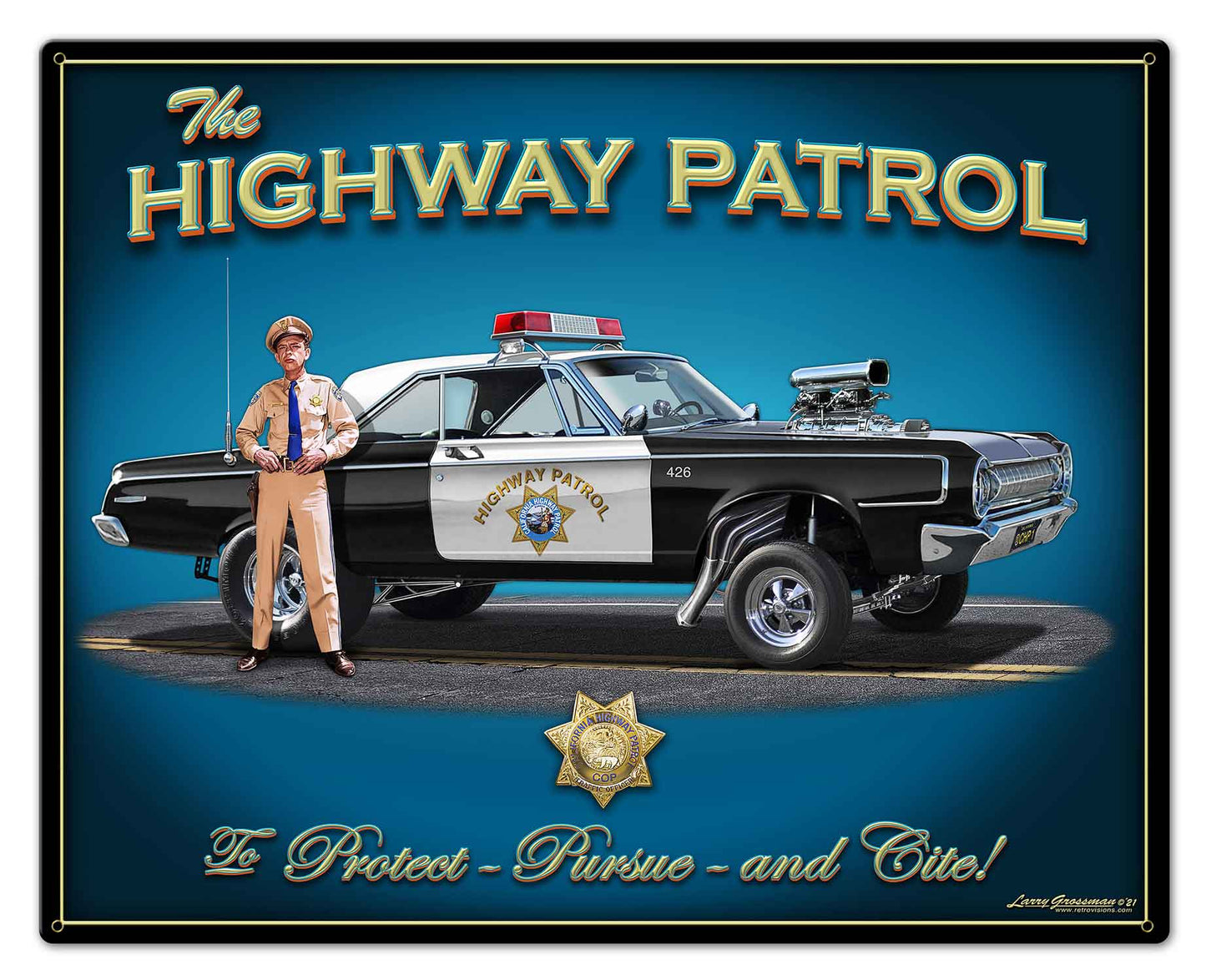 Highway Patrol 30 x 24