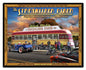 Cruisin' The Streamliner Diner 30 x 24