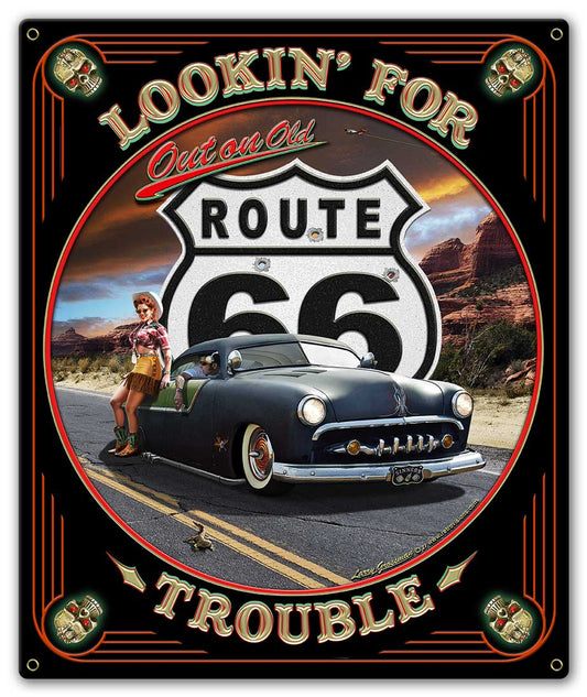 Lookin' For Trouble 15 x 18