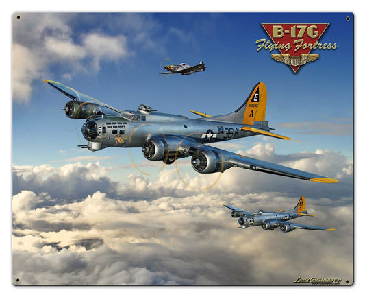 B-17 Flying Fortress 30 x 24