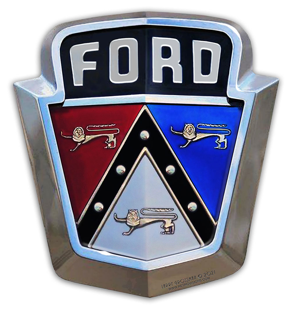 1950'S Ford Emblem 15 x 16