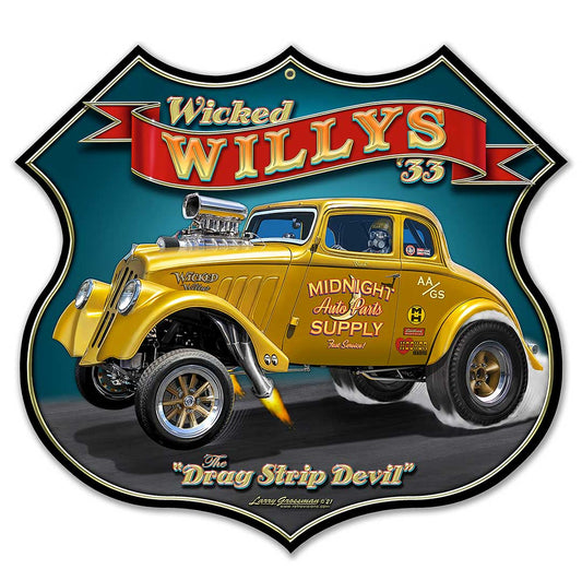 Wicked 1933 Willy'S Shield 16 x 15