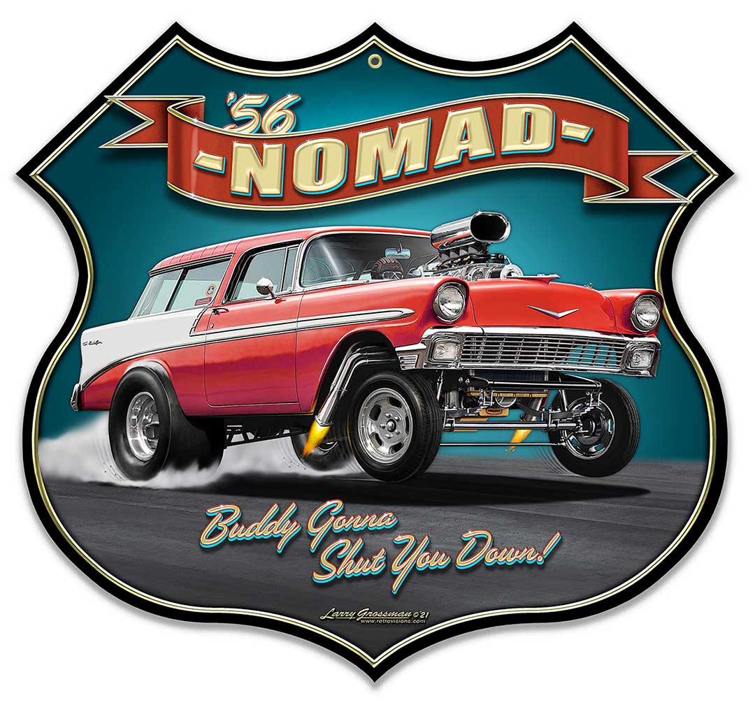 1956 Nomad Gasser Shield 18 x 17