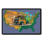 Surfin Usa Map 18 x 12
