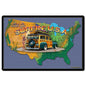 Surfin Usa Map 36 x 24