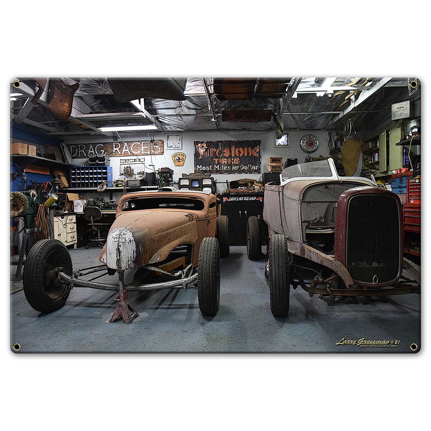 Hot Rod Shop 15 x 10