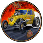 1937 Fiat Drag Car Yellow 14 x 14