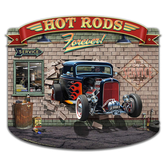 Hot Rods Forever 16 x 14