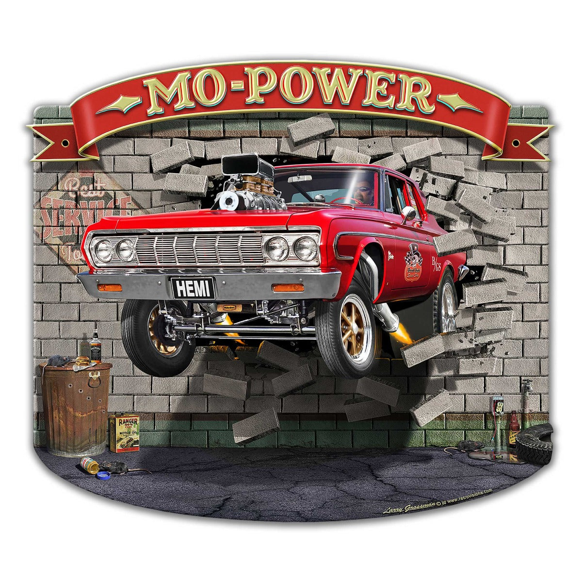 Mo Power Bustin' Out 18 x 16