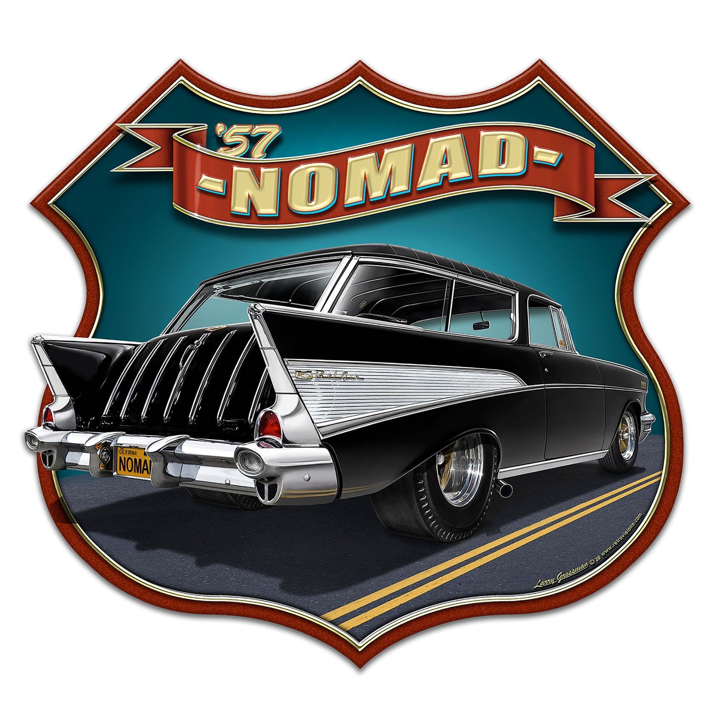 1957 Nomad Shield 22 x 20
