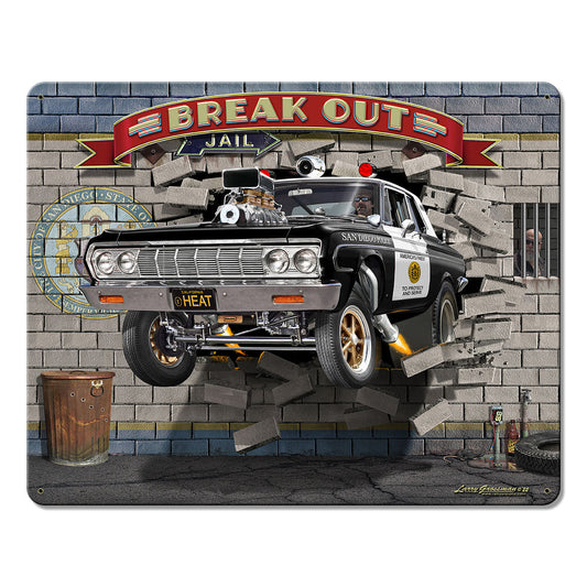 Break Out Cop Car Sd 15 x 12