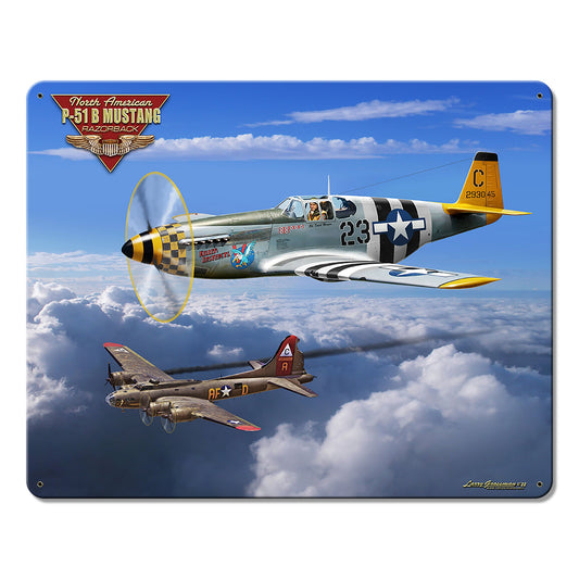 P-51B Mustang 15 x 12