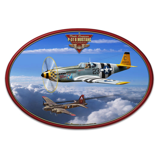 P-51B Mustang 18 x 12