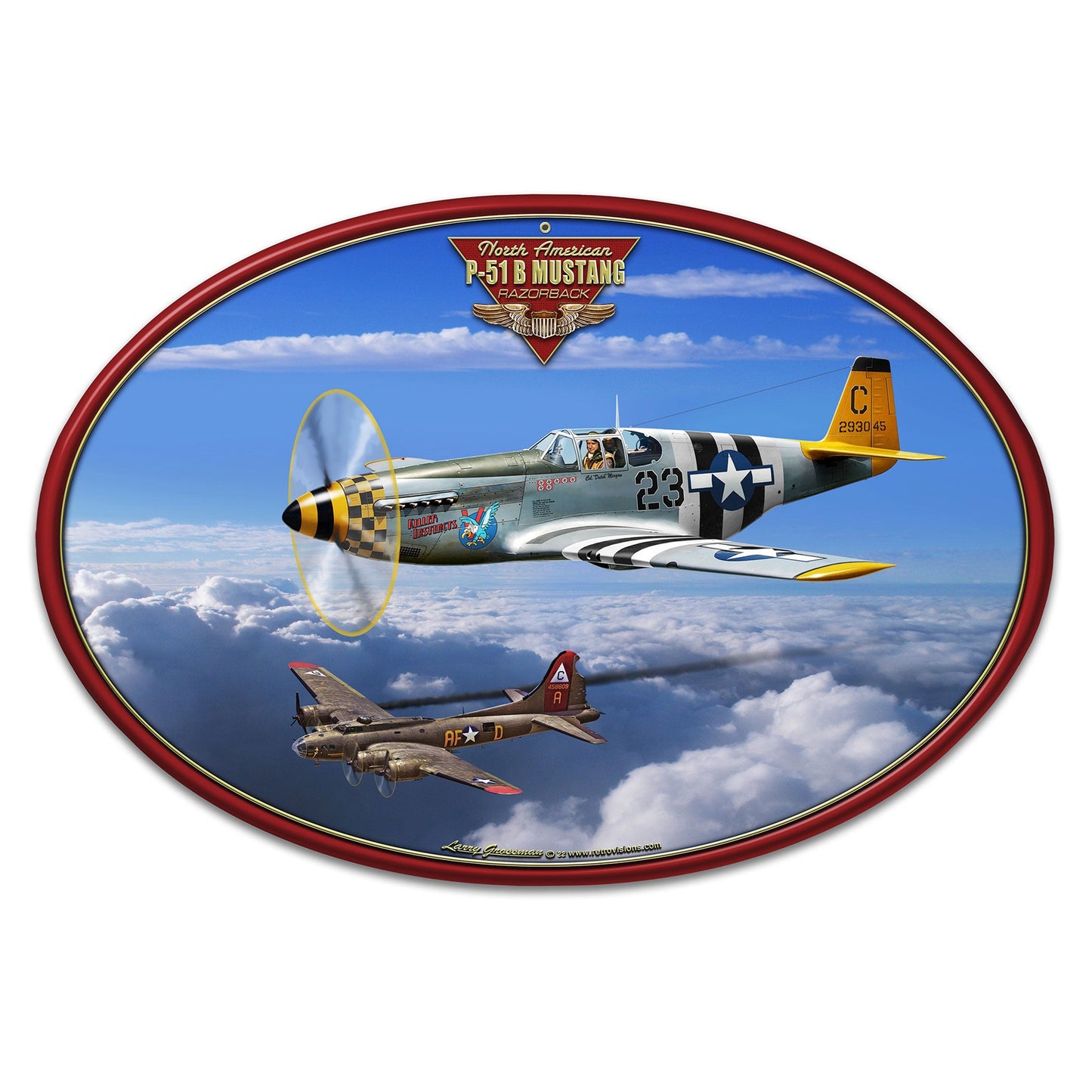 P-51B Mustang 22 x 15