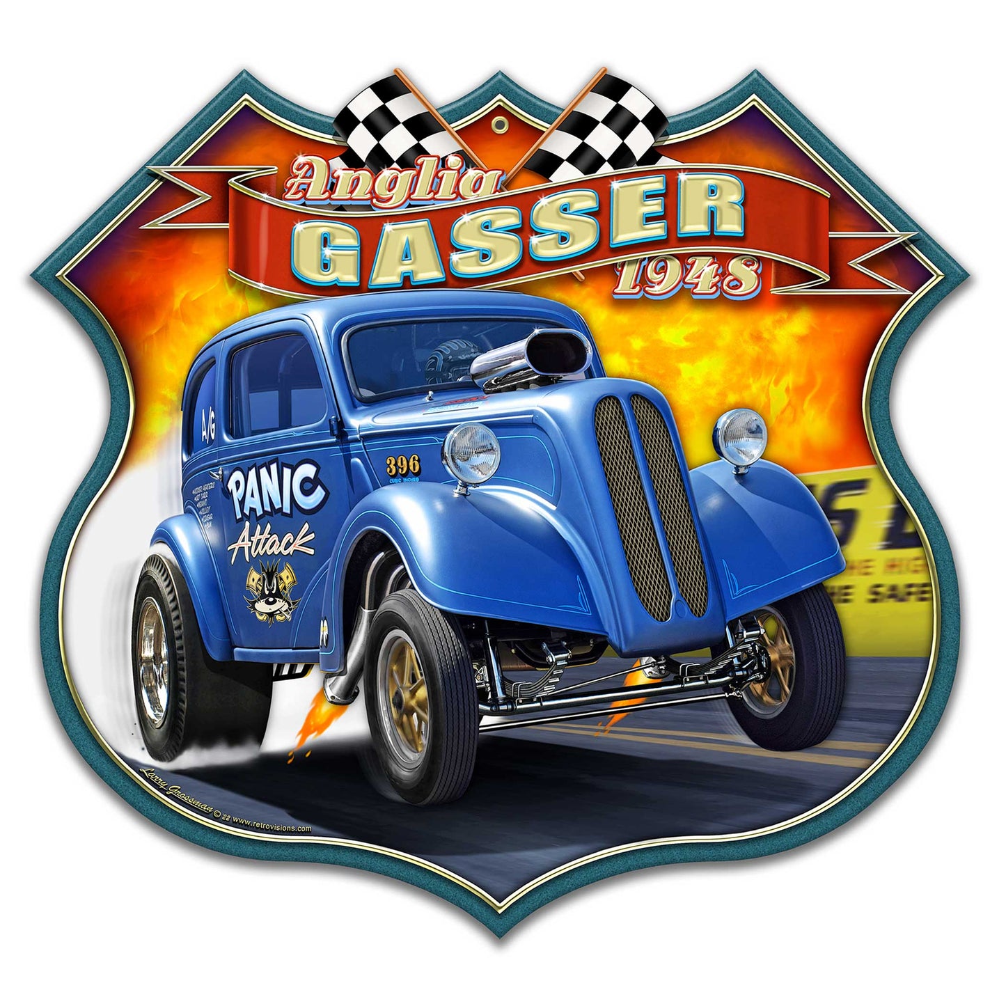 1948 Anglia Gasser 16 x 15