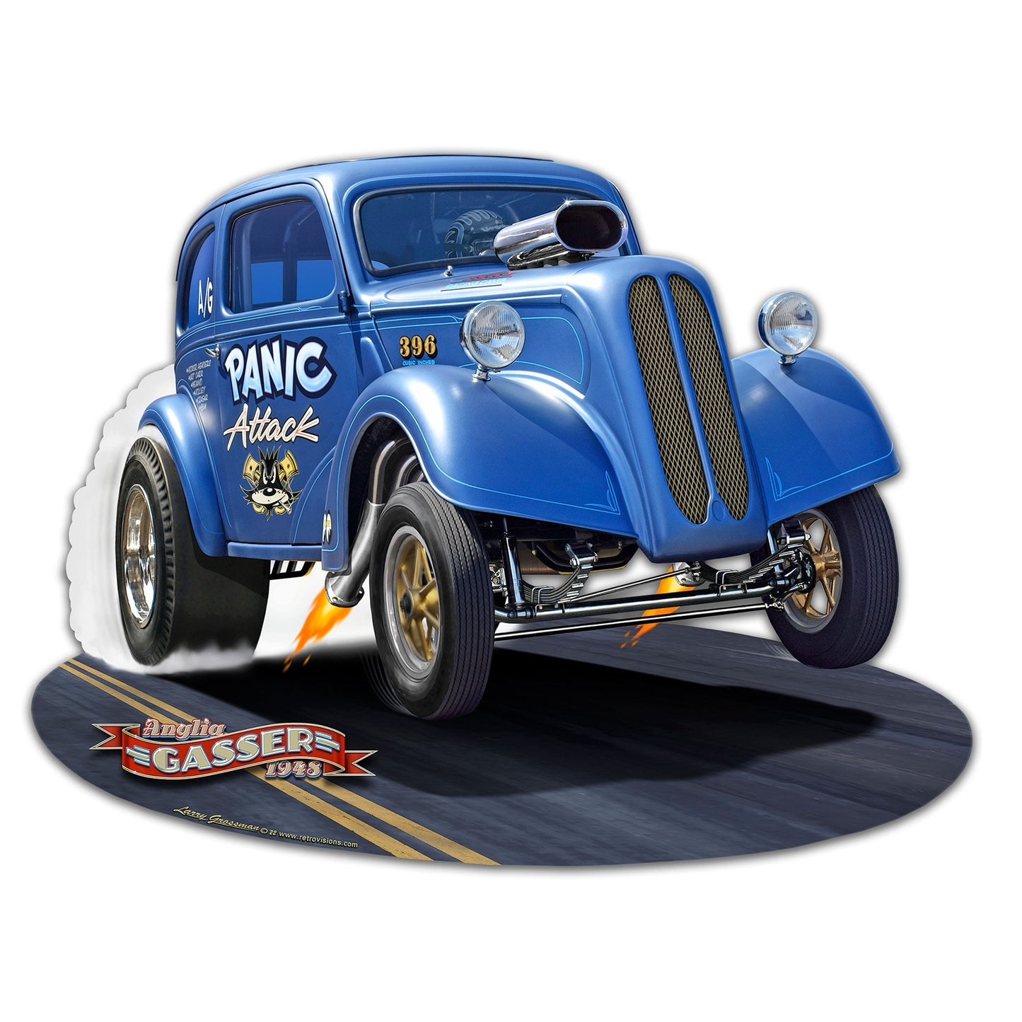 1948 Anglia Gasser 22 x 17