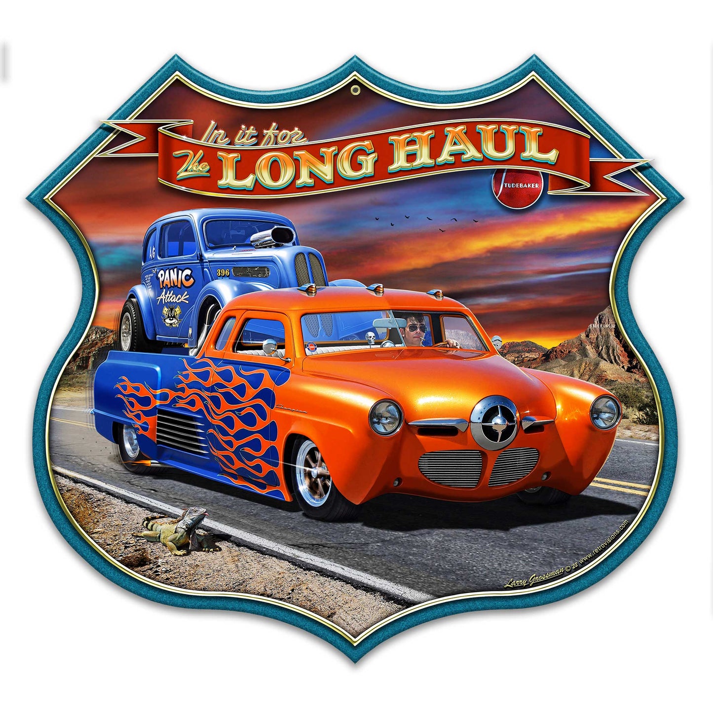 1949 Stude Long Haul Shield 18 x 17