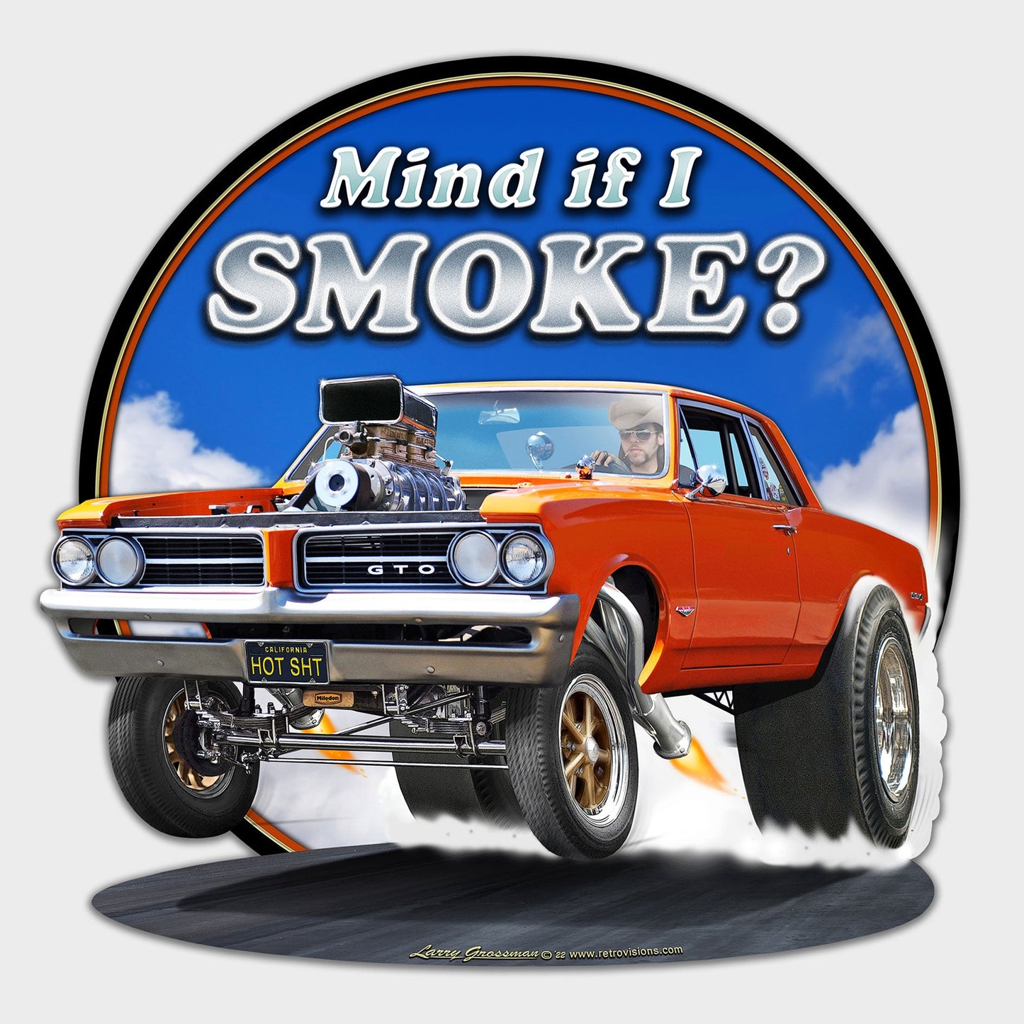 1964 Gto Smoke 16 x 16