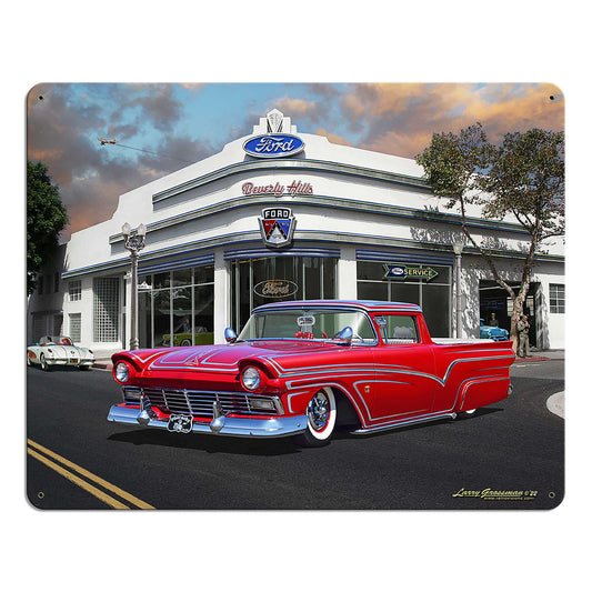 1956 Ford Ranchero Kustom Dealer 12 x 15