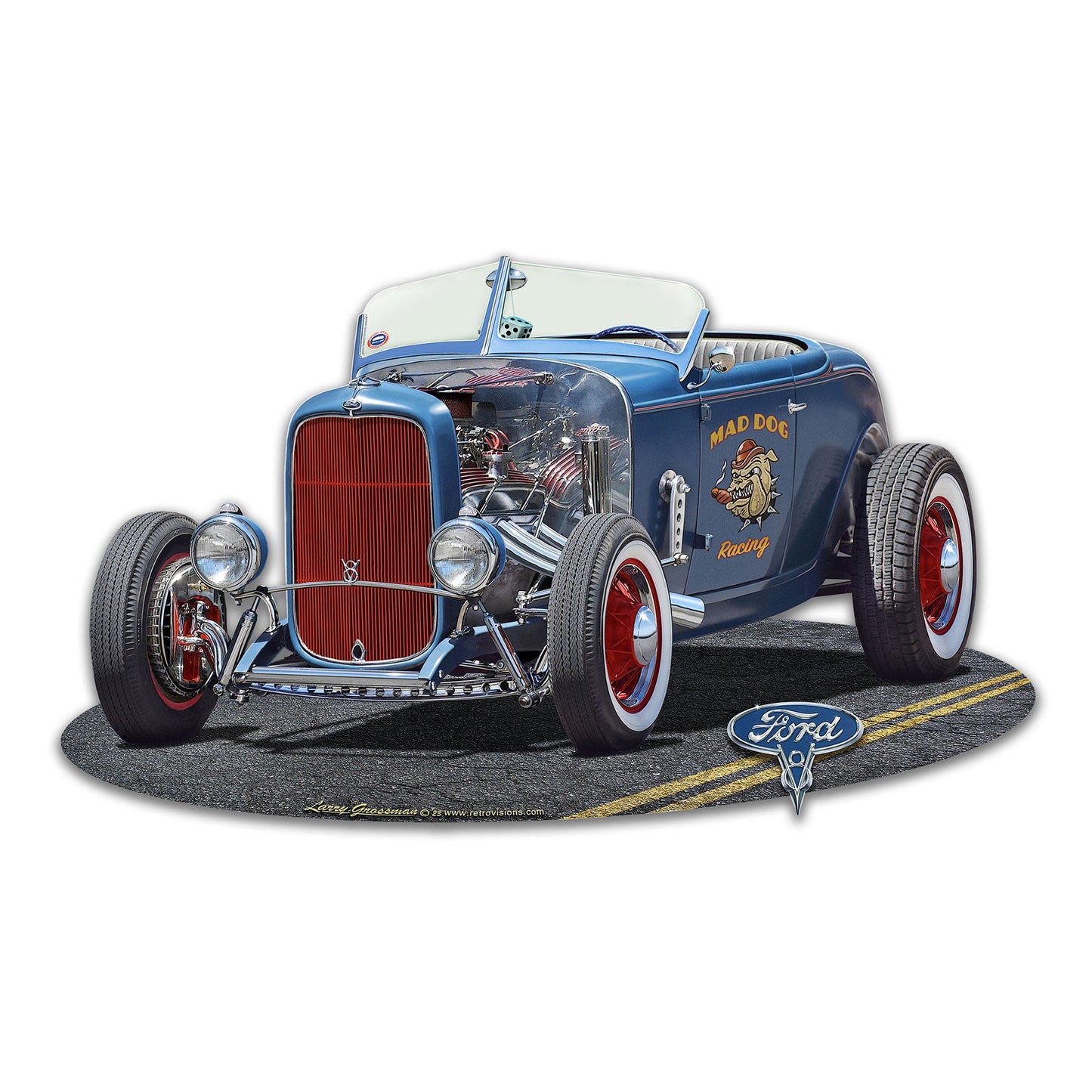 1932 Roadster Hot Rod 18 x 11