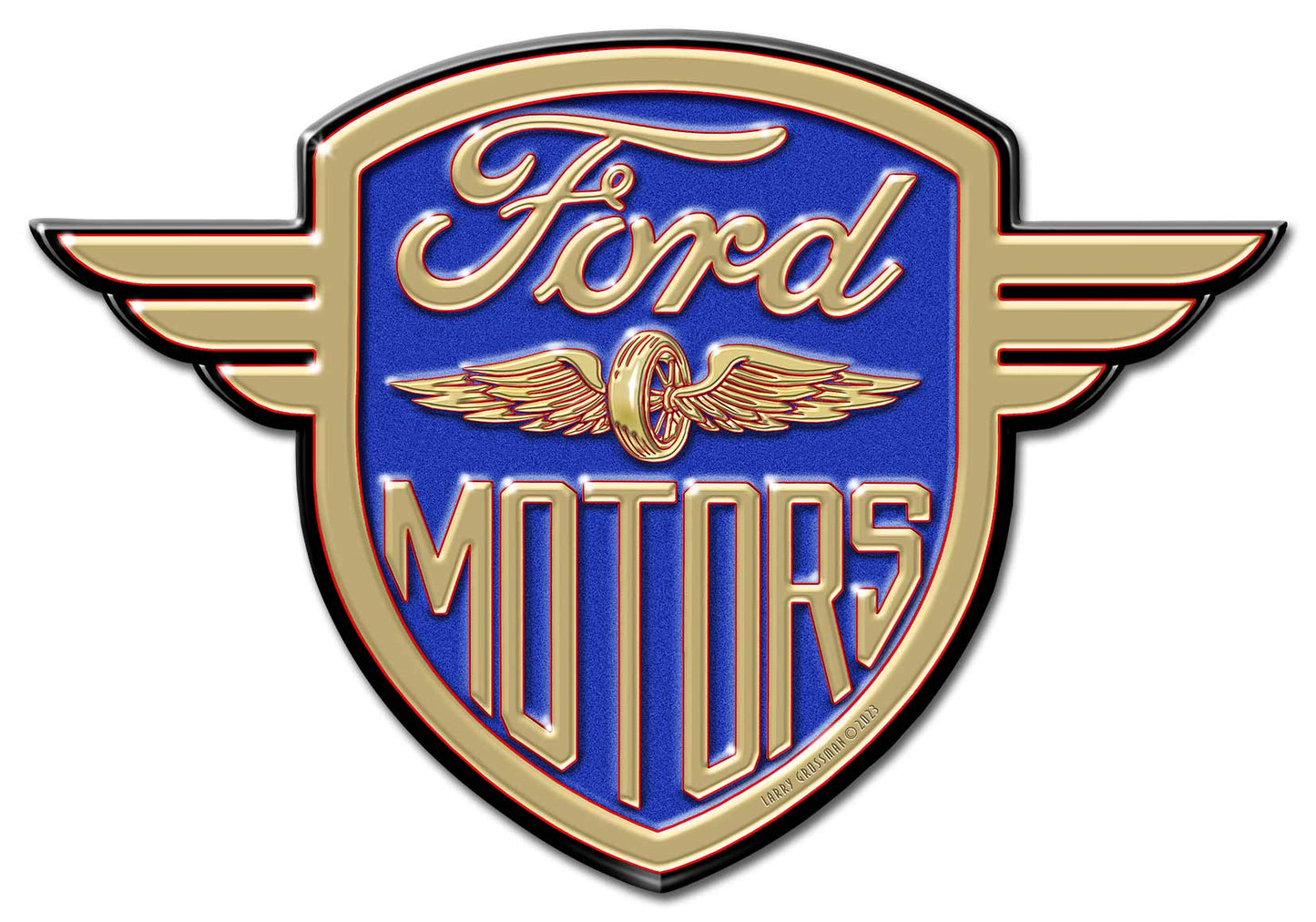 Ford Motors Shield 22 x 15