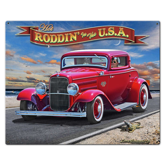 Roddin' In The Usa 30 x 24