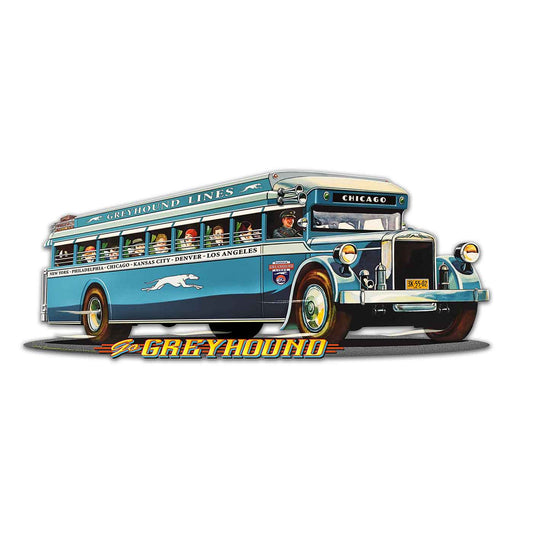 1930'S Greyhound Bus 16 x 7