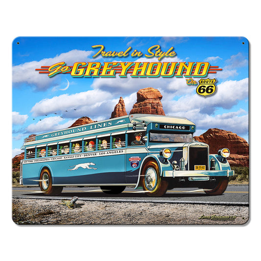 1930'S Greyhound Bus 15 x 12