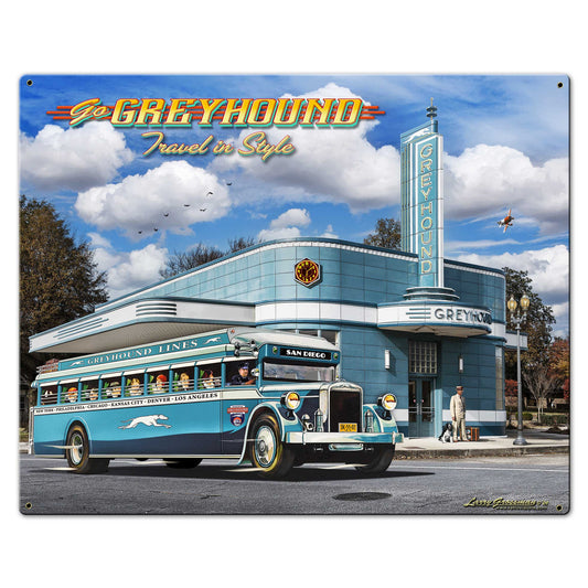 Greyhound Bus Station 15 x 12