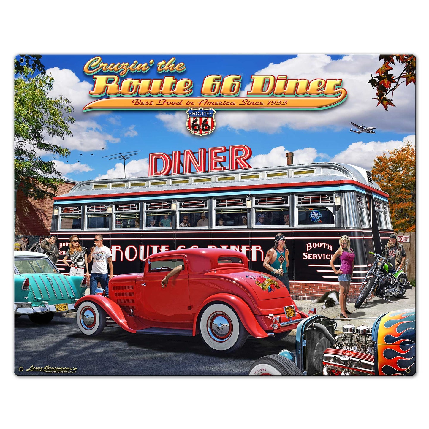 Route 66 Diner 15 x 12