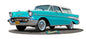 1957 Nomad Stock 16 x 6