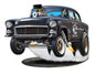 55 Chevy Gasser 18 x 13