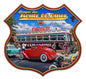 Route 66 Diner Shield 22 x 20