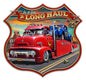 Ford Truck Long Haul On Rt 66 Shield 16 x 15
