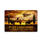 P-38 Lightning Sunset 18 x 12