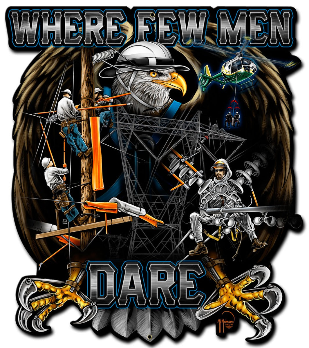 Where Few Men Dare 14 X 17