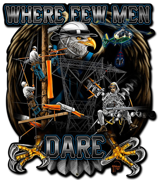 Where Few Men Dare 14 X 17