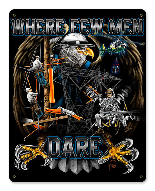 Where Few Men Dare 12 X 15