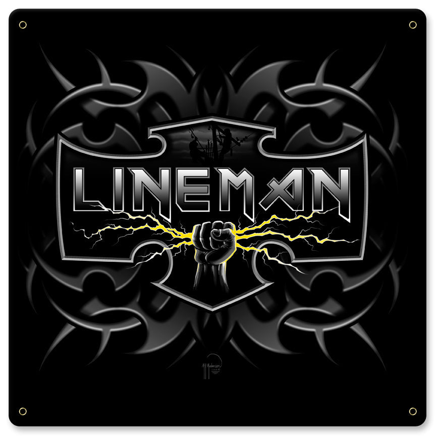 Lineman Tribal 12 x 12