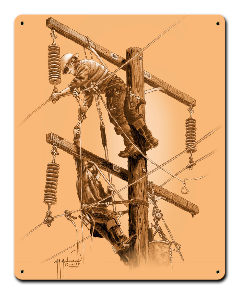 Lineman Pole Buddies 12 x 15