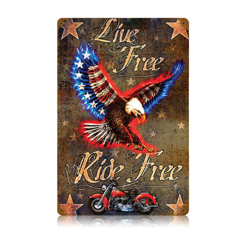 Live Free Die Free 12 x 18