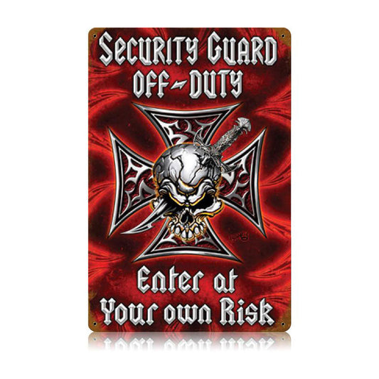 Security Off Duty 12 x 18
