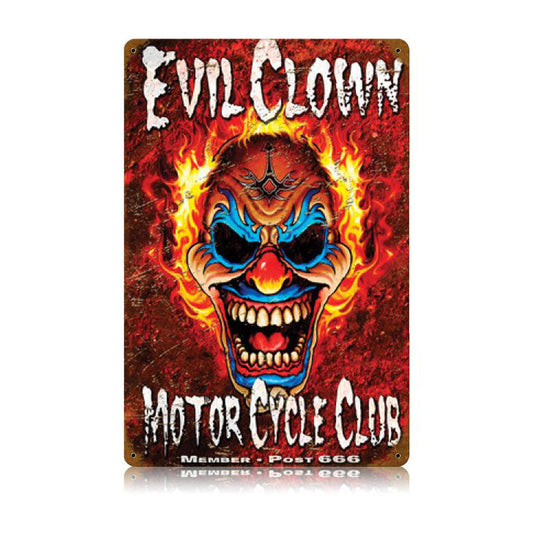 Evil Clown 12 x 18