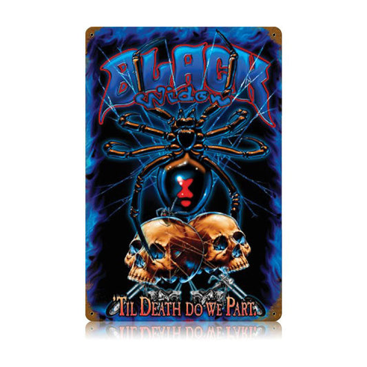 Black Widow Blue 12 x 18