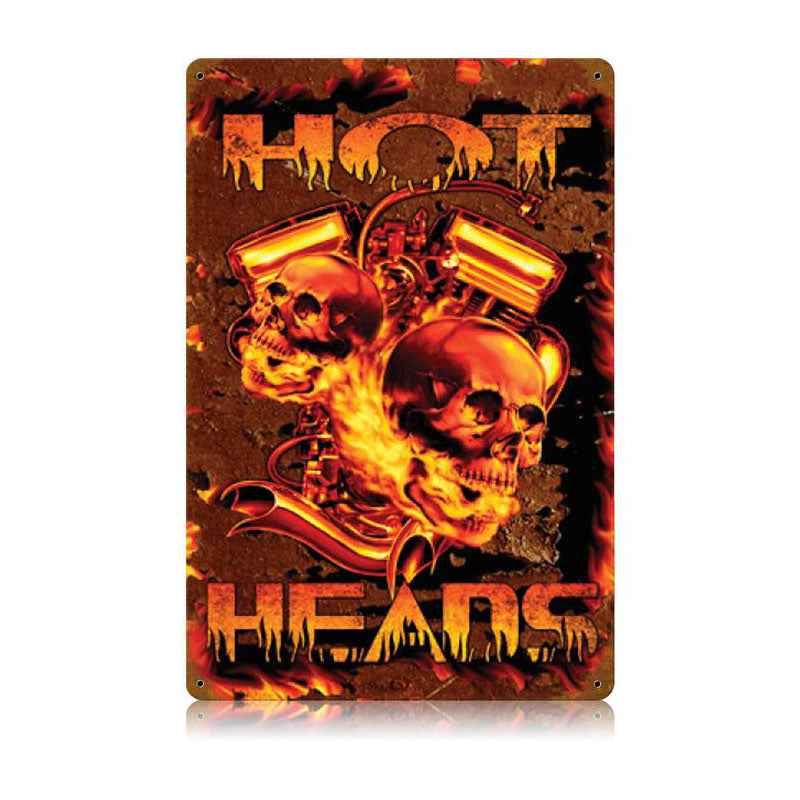 Hot Heads 12 x 18
