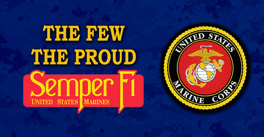 The Few The Proud Semper Fi 12 X 6