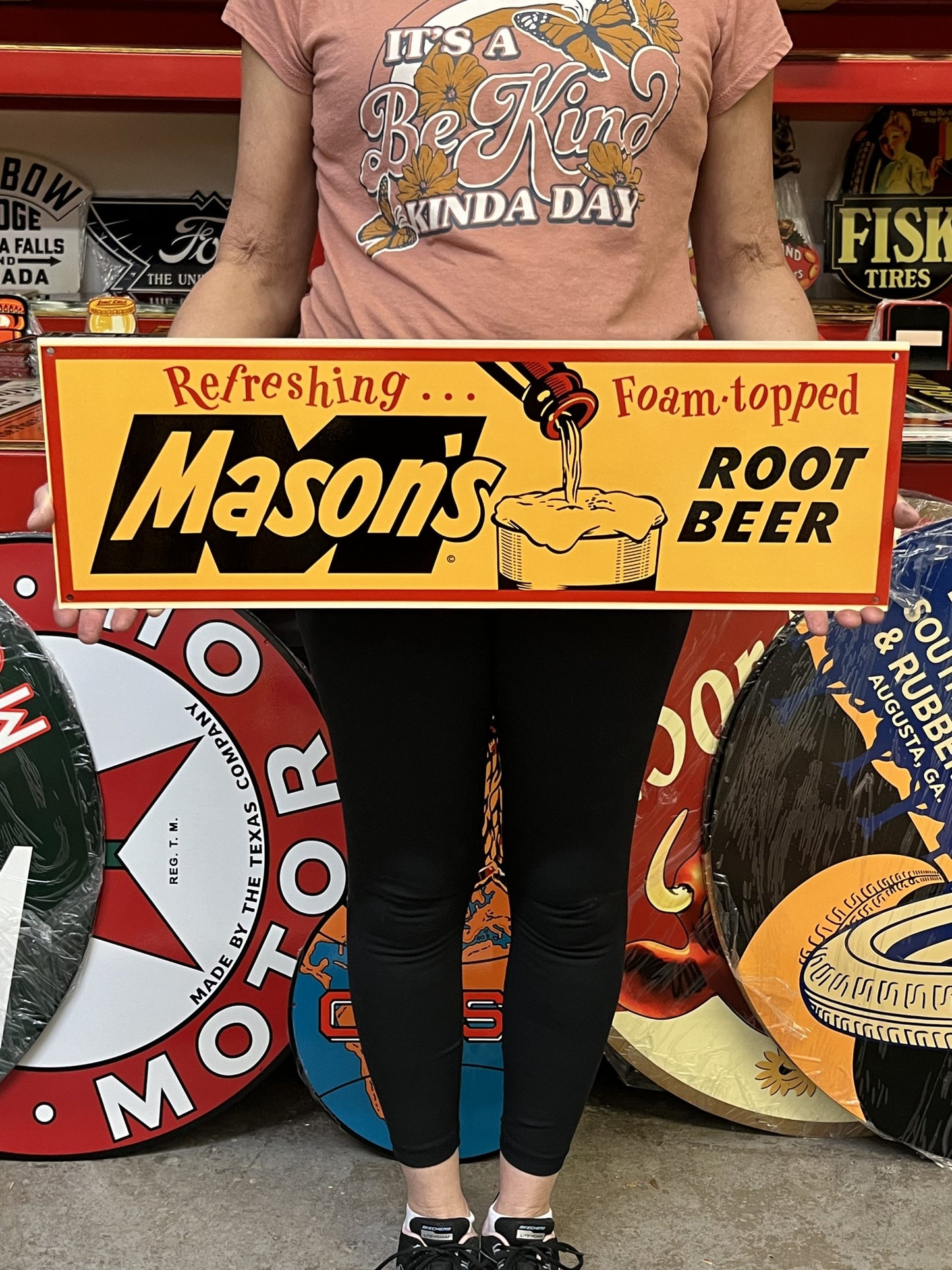 Mason Root Beer Vintage Style Metal Sign